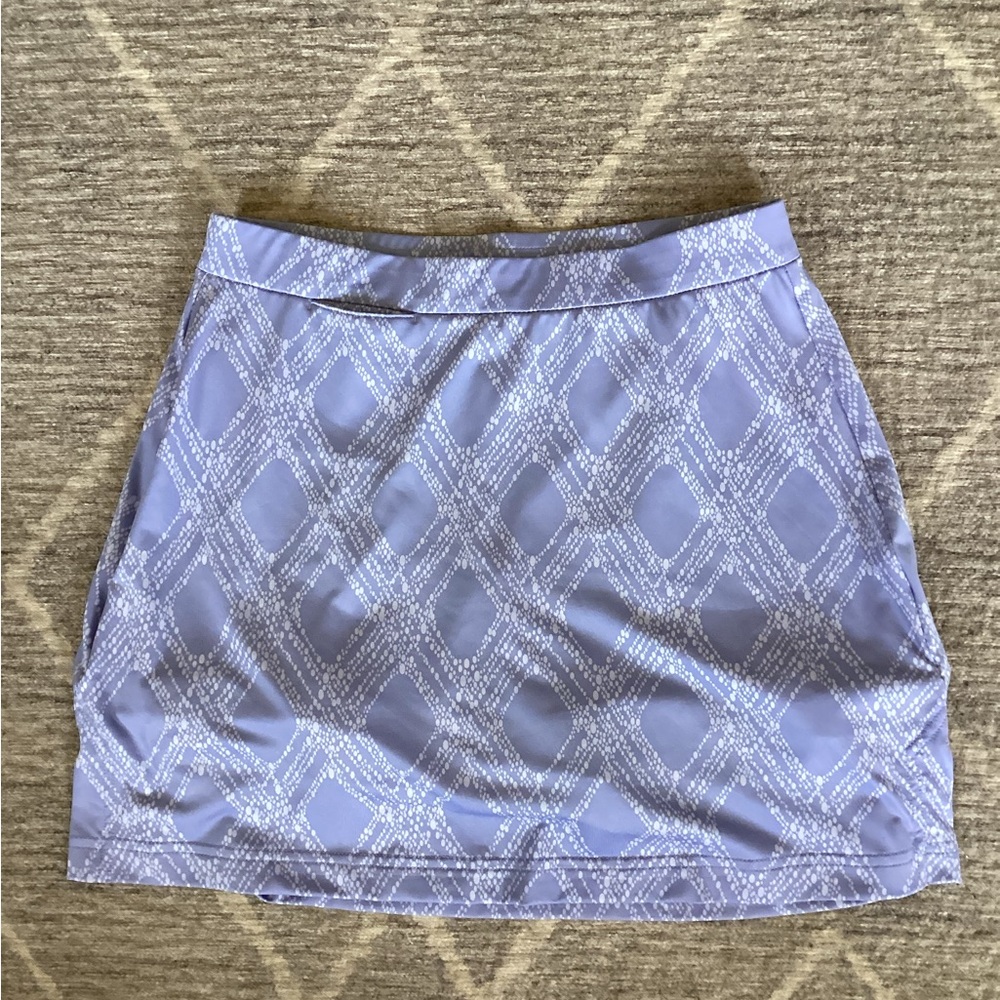 Lavender Adidas Women's Climacool Lavender Diamond Print Skort.